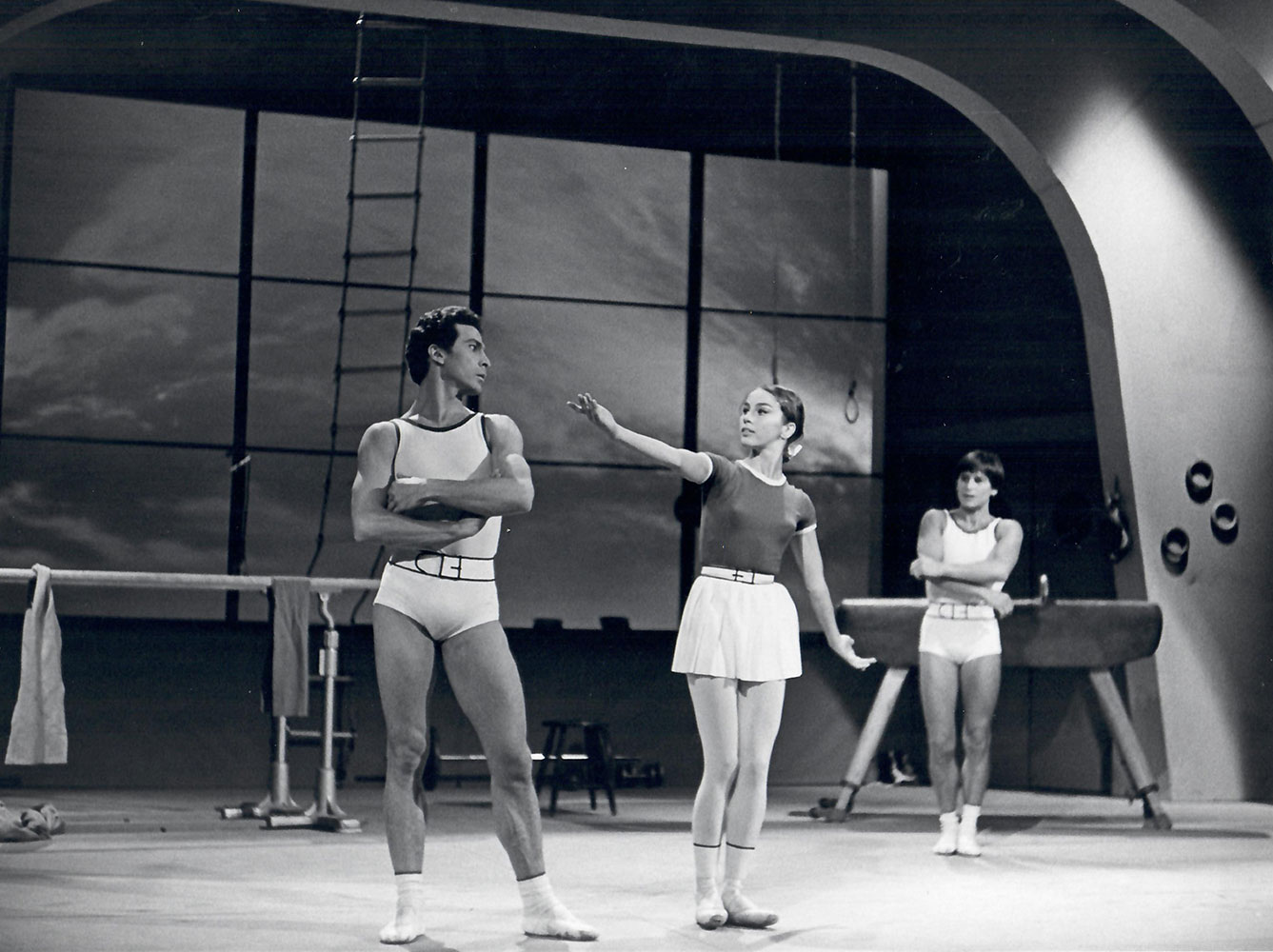 Balance à trois - Adolfo Andrade avec Jean Babilée et Gerda Daum - 1965