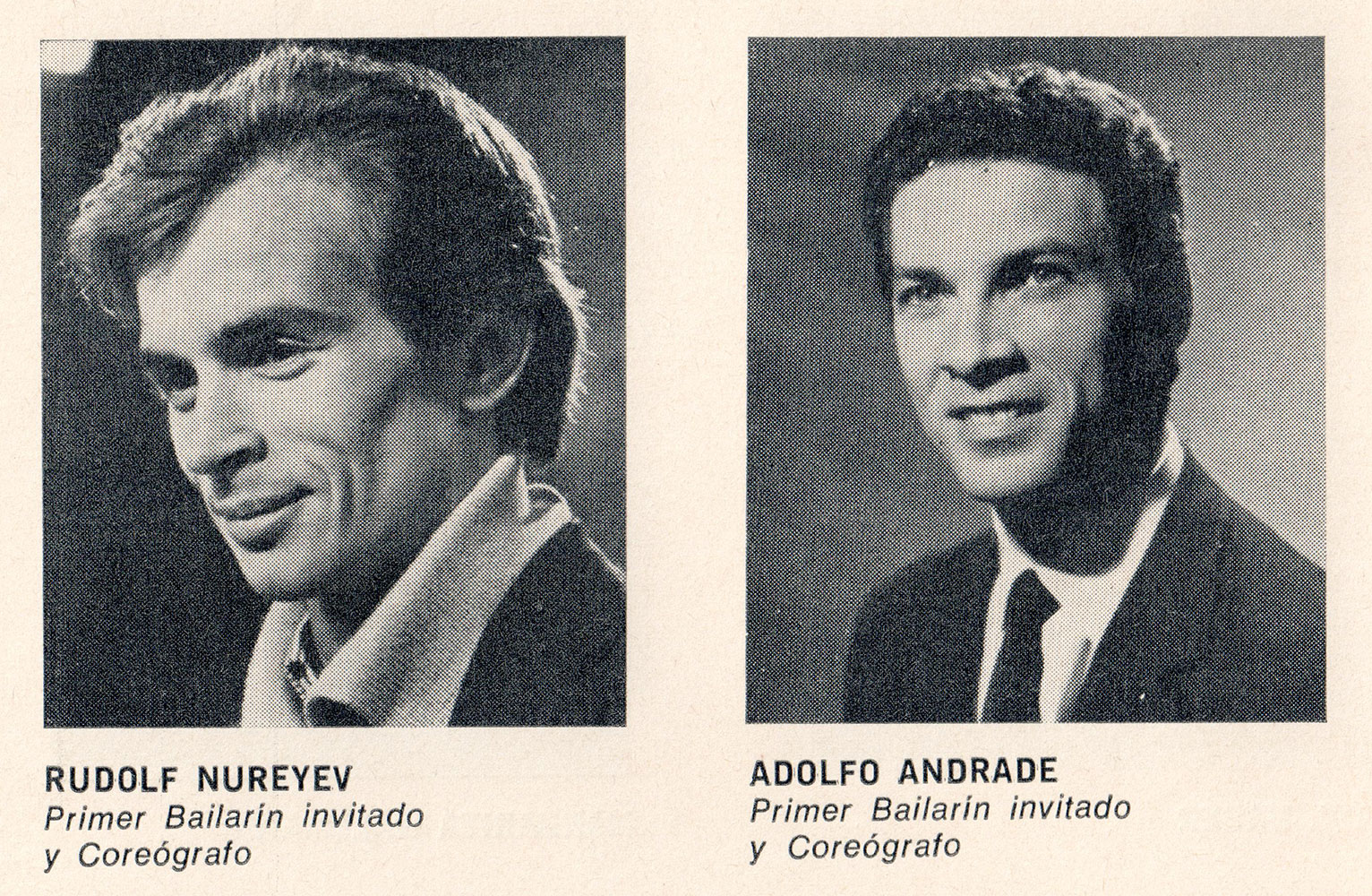 Teatro Colon de Buenos Aires - Adolfo Andrade - Rudolf Nureyev - 1971